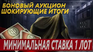 ЛОТ 1 МИНИМАЛЬНАЯ СТАВКА I АУКЦИОН ЗА ГК I ПОДВОДИМ ИТОГИ