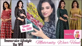 Meesho Huge Maternity Wear Haul | Biggest Maternity Collection ​⁠​⁠​⁠@Meesho | Under Rs.500 😍