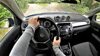 Suzuki Vitara GLX 6MT 1.4l hybrid 129HP - Offroad POV Test Drive & Fuel consumption check