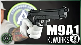 Обзор на KJW M9A1 (Green Gas/CO2). Страйкбольный пистолет.