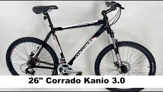 26" Corrado Kanio 3 0 21 размер рамы, алюминиевая рама, вилка с локаутом | MTB Bike