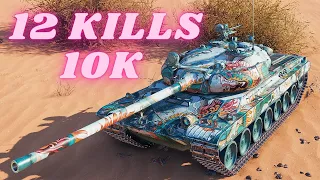 Vz. 55  12 Frags 10K Damage & Vz. 55  10K/8  World of Tanks,WoT Replays tank battle