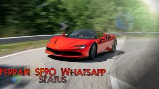 Ferrari SF90 Drifts | Ferrari SF90 Whatsapp Status | #Ferrari #Sf90 #Cars | #Wealthyworld ||