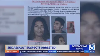4 arrested in recent, unrelated San Fernando Valley sex assaults