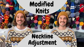 Modified Knits - Taylor Sweater Neckline Adjustment