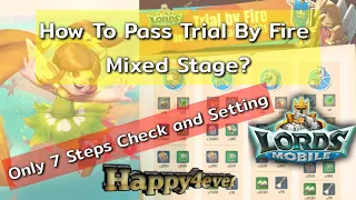 Lords Mobile - How to Pass Trial By Fire Mixed Stage? | Happy4ever