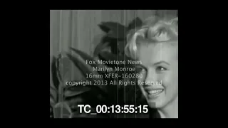 Marilyn Monroe Rare Footage And Interview On Arrival At Los Angeles Airport Feb 1956