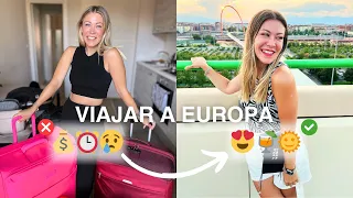 PRIMER VIAJE a EUROPA 🇪🇺 CONSEJOS y ERRORES Frecuentes