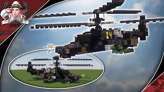 Minecraft: Modern Warfare Ka-50 "Black Shark" | Attack Helicopter Tutorial