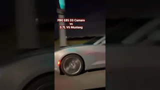 FBO E85 8spd Camaro SS vs Mafia Tuned 3.7L V6 Mustang