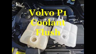 Volvo C30 S40 V50 C70 Coolant Expansion Tank Replacement and coolant flush.