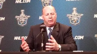 April 30 2011 Claude Julien Boston Bruins NHL Philadelphia Flyers.flv