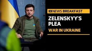 Zelenskyy urges US lawmakers to provide more support to Ukraine | ABC News