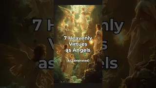 7 Heavenly Virtues as Angels! Generated by AI #ai #aiart #midjourney #angel #angels #heaven