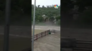 Watch | Himachal Pradesh: Beas River In Spate Amid Continuous Rainfall | #shorts | CNBC TV18