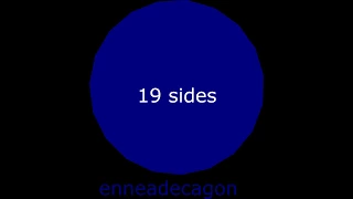 Regular Polygons up to 1 Million sides