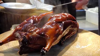 Extreme Yummy Roasted Goose #PorkBelly #CharSiu #BBQork #ASMR Appetizing #HongKongstreetFood#香港美食