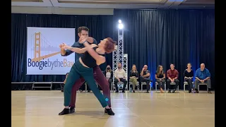 Improv West Coast Swing - Ben Morris & Alyssa Glanville - Boogie by the Bay 2022 Champions Strictly