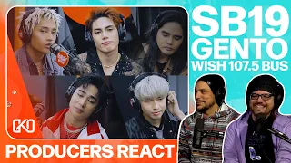 PRODUCERS REACT - SB19 GENTO Wish 107.5 Bus Reaction