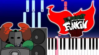 Friday Night Funkin' - VS Tricky 2.0 - Menu Theme (Piano Tutorial)