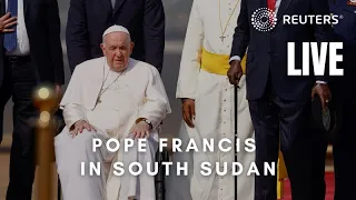 LIVE: Pope Francis arrives in South Sudan