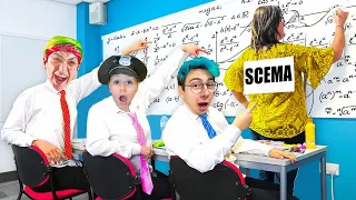 SCHERZI da NON FARE alla MAESTRA a SCUOLA😂ESPULSI...(Crazie e Foxy)