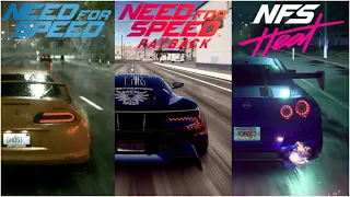 Need for Speed Heat vs NFS Payback vs NFS 2015 | Early Gameplay Comparison