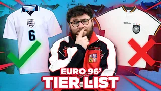 FOOTBALL KIT TIER LIST FOR EURO 96!!