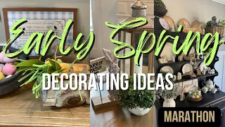 🌸 Early Spring Decorate With Me Marathon | 🐇 Spring Decorating Ideas 🌸 | Spring Decor 2024