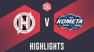 Highlights: Neman Grodno vs. Kometa Brno