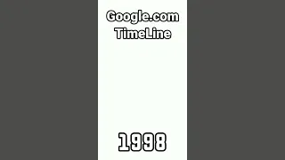 Google TimeLine | Evolution of websites | W3History