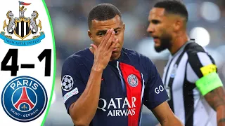 Newcastle vs PSG 4-1 - Goals and Highlights - 2023 🤯 SENSATION