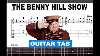 The Benny Hill Show Theme (Yakety Sax) - Fingerstyle Guitar Tab