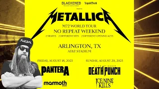 METALLICA - M72 World Tour - Arlington, TX