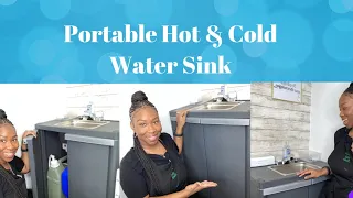 I Bought a Portable Hot & Cold Water Sink for my Treatment Room