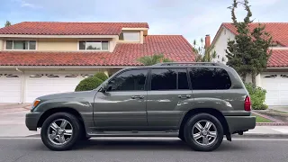 2006 Lexus LX470 (100 Series) AHC Operation. Please like and subscribe