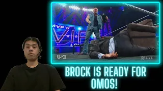 Brock Lesnar accepts Omos challenge and attacks MVP - WWE RAW 2/27/2023 (Reaction)