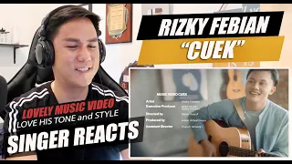 Rizky Febian - Cuek #GarisCinta [Official Music Video] |SINGER REACTION