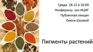 Пигменты растений