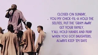 Kanye West - Closed On Sunday (Lyrics)