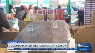 Food bank prepares for holiday season