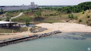 Ogden Dunes, IN Shoreline 05.24.21, 4k footage