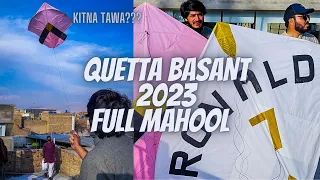 QUETTA BASANT 2023 | BIG KITES | FULL MAHOOL