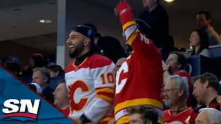 Flames Crowd Gets Fired Up After Johnny Gaudreau Misses Wide On Penalty Shot