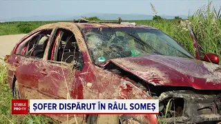 Șoferul de 19 ani care a plonjat cu mașina în apele râului Someș este de negăsit