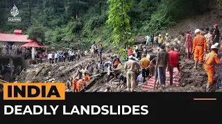 Videos show landslides in northern India’s Shimla | AJ #shorts