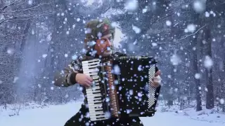 WINTER - Russian accordion music - Yuri from St. Petersburg - Acordeon Akkordeonmusik fisarmonica