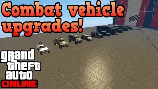 GTA Online - Weaponized/armoured vehicle performance upgrades comparison!