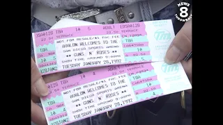 Guns N' Roses - San Diego Sports Arena, CA 1992 (News Coverage) (Live Clip) (Remastered) [HQ/HD/4K]