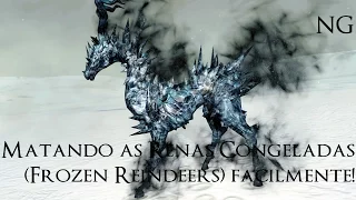 Dark Souls II SotFS - Matando as Renas Congeladas (Frozen Reindeers) facilmente!